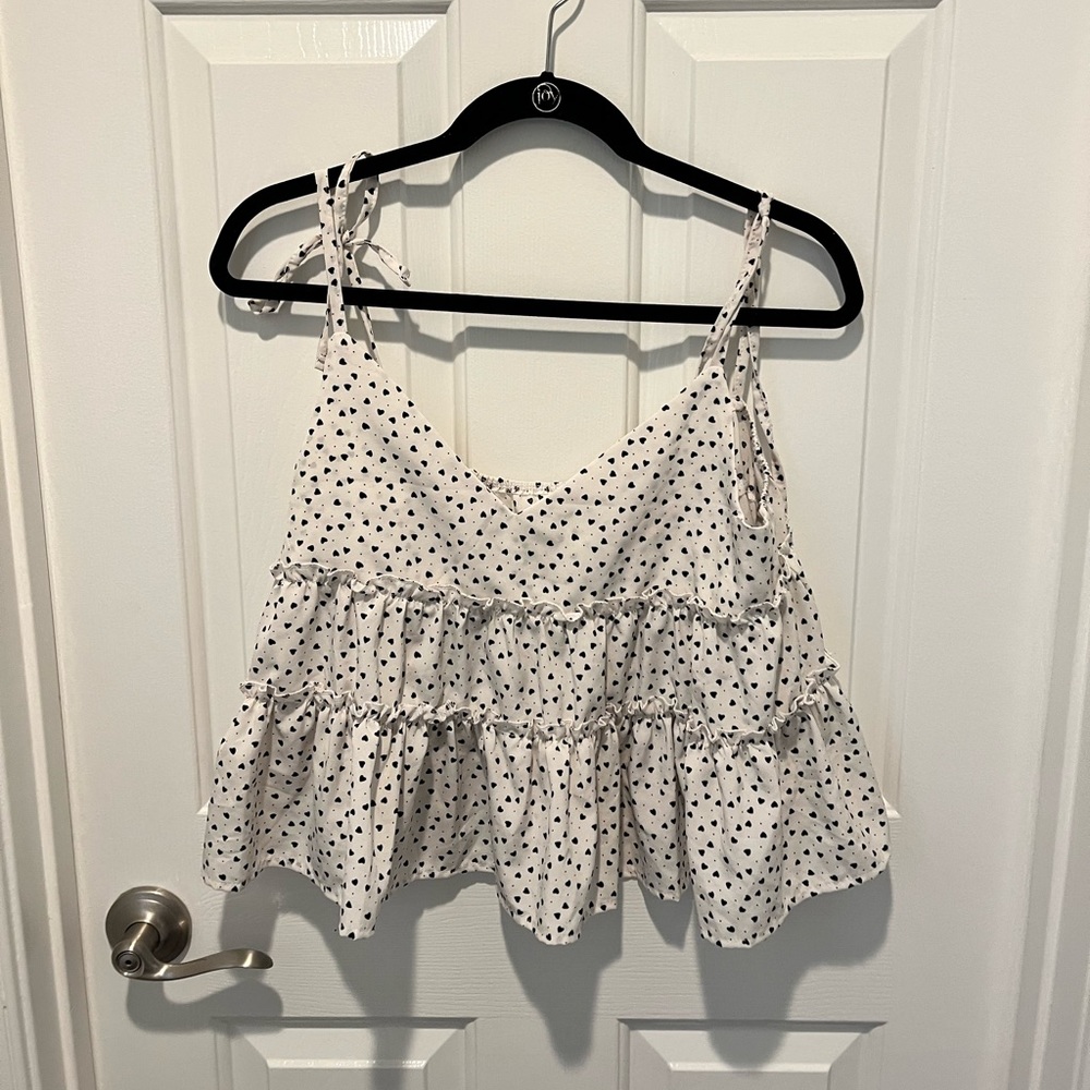 SHEIN Polka Dot Tank Top Size L